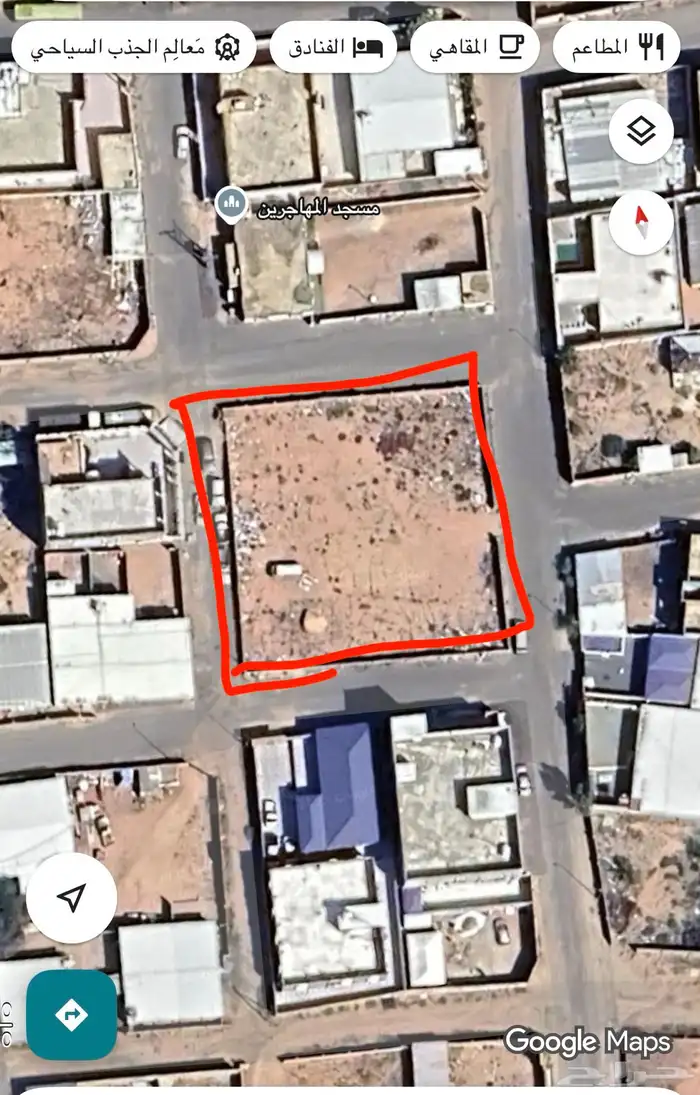 ارض سكنية 4 شوارع للبيع بالطايف - رحاب 0