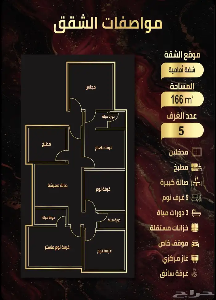 شقة للبيع - حي النزهة 1