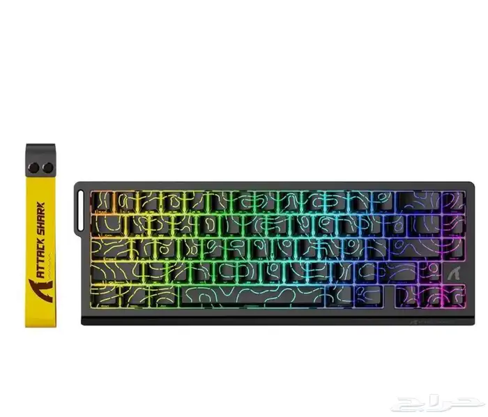 كيبورد اتاك شارك مغناطيسي لاسلكي Attack shark X68 Pro He 4