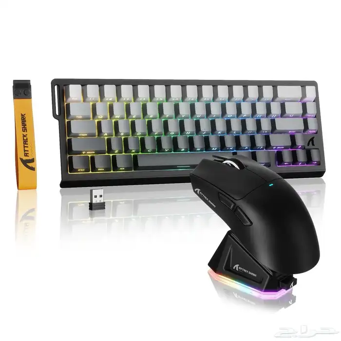 كيبورد اتاك شارك مغناطيسي لاسلكي Attack shark X68 Pro He 2