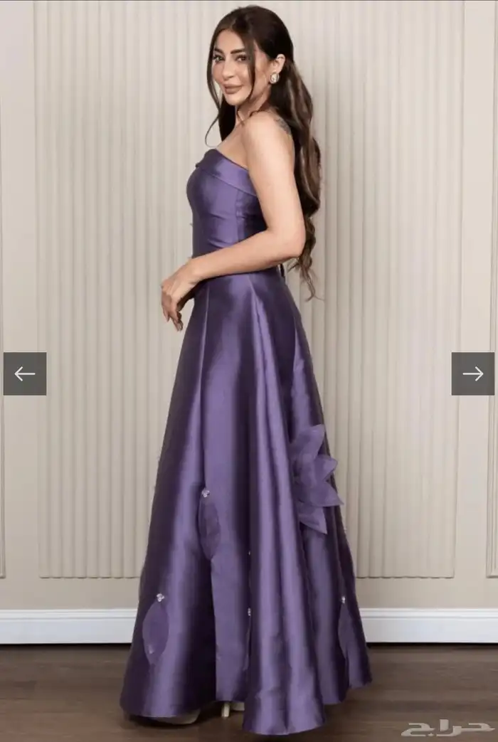 فستان بنفسجي ( جديد ) 4