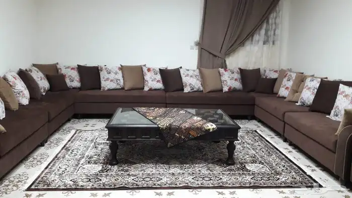 كنب بني 10 قطع 3