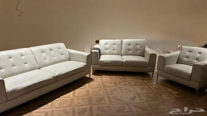 كنب جلد استعمال نظيف سعر رمزي 0