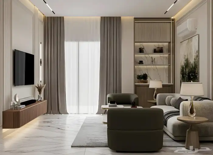 عمل مخططات هندسيه واجهات تصميم داخلي واشراف تنفيذ 2