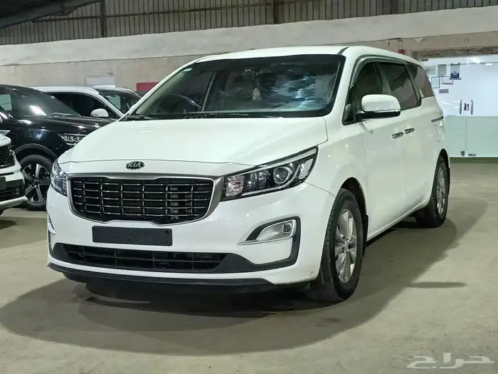 كيا كارنيفال ابيض 2019 ديزل بطاقة جمركية وارد كوريا 1