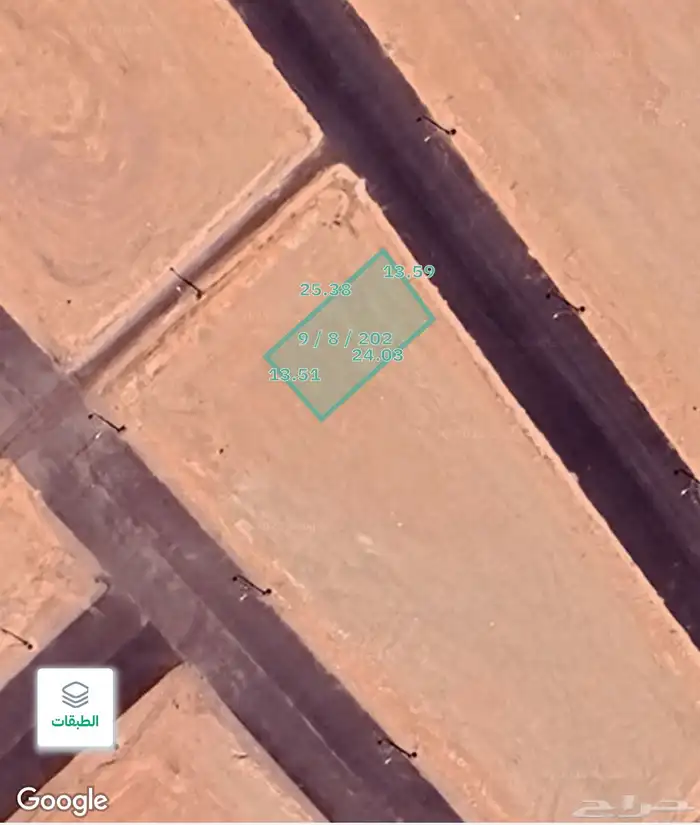 أرض 333 م للبيع بحي الريان في مدينة تبوك 0