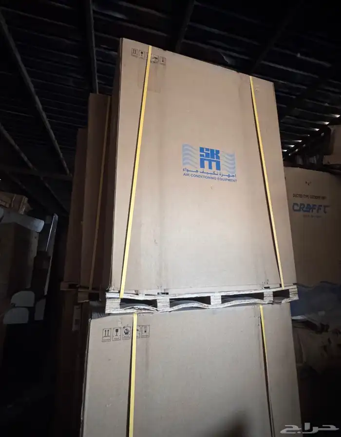 مكيفات دكت اس كي ام 4 و 3 طن جديد بالكرتون بسعر مخفض 0