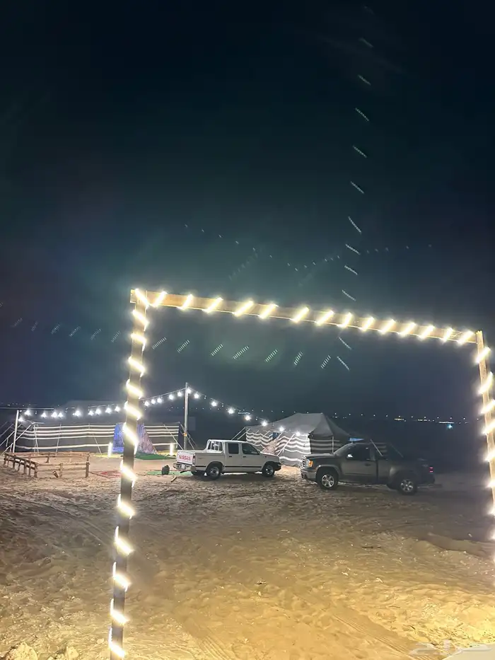 (مخيم السمر) على طريق الرياض موقع قريب قسمين 13