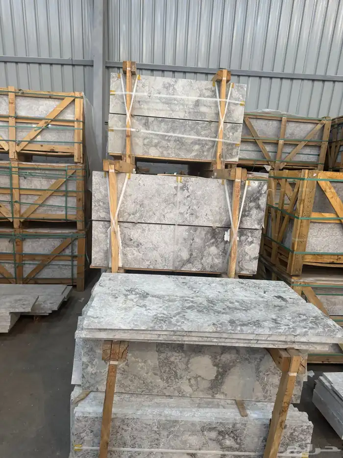 رخام تندرا التركي النخب الاول ألواح و درج و استندرات 3