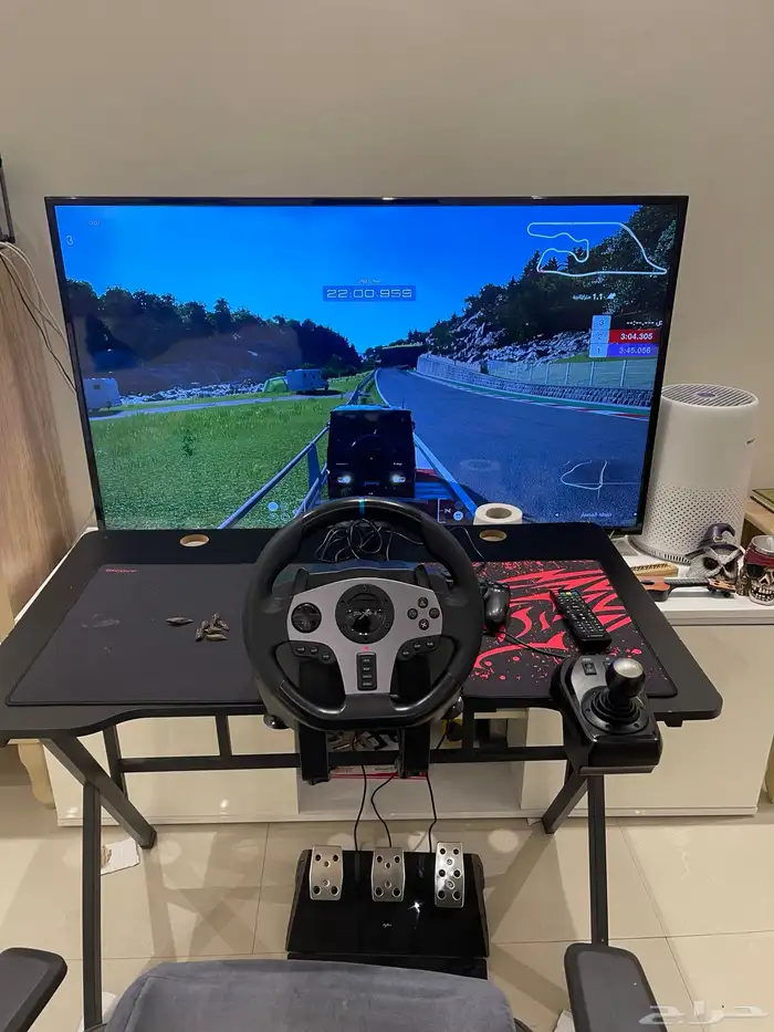 ستب كامل دركسون قير شاشه طاوله سوني4 0