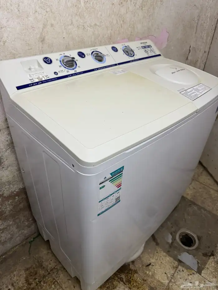 غساله حوضين شركه هيتاشي الحجم عائلى 0