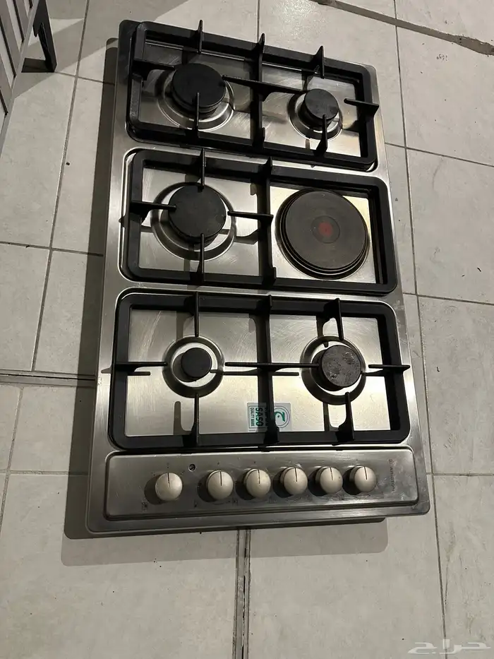 قز ارستون 6 شمعات 5 غاز 1 كهرباء 0