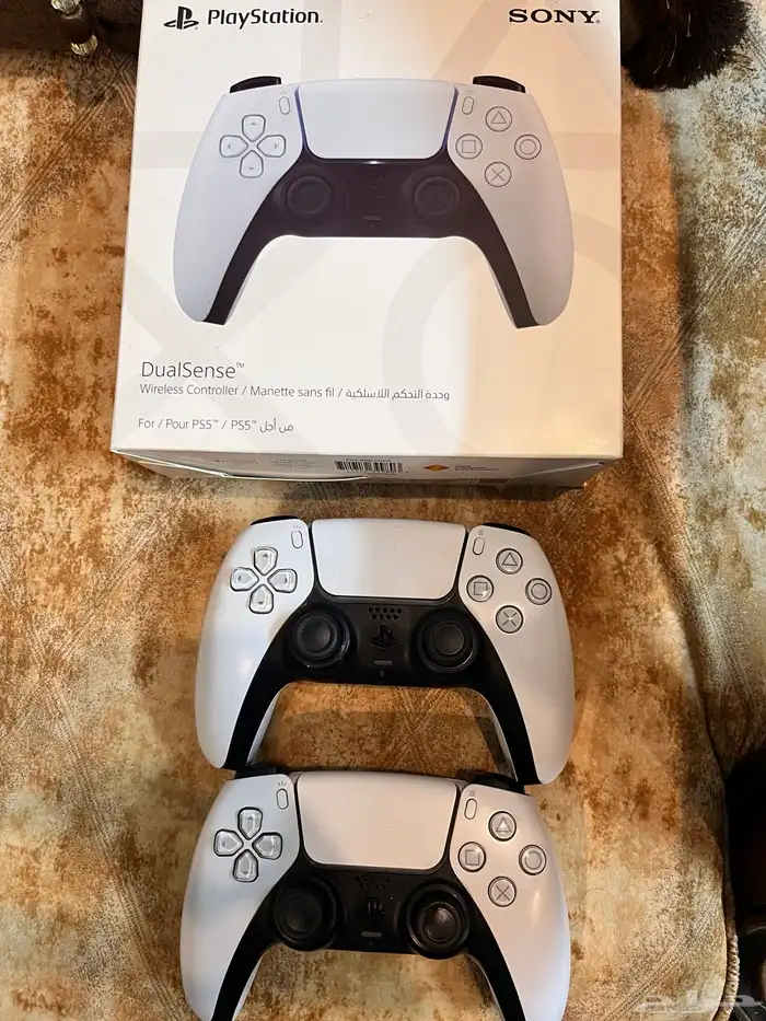 سوني 5 سليم مع يدين وقاعدة التبريد واسلاكه الاصليه 3