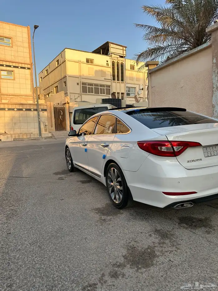 سيارة سوناتا 2016 كل شي فيها جديد كفرات الأرضية 2