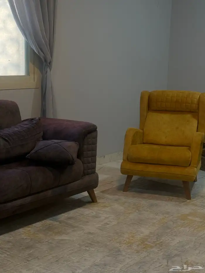 كنب جديد مستعمل استعمال خفيف جد ا 0