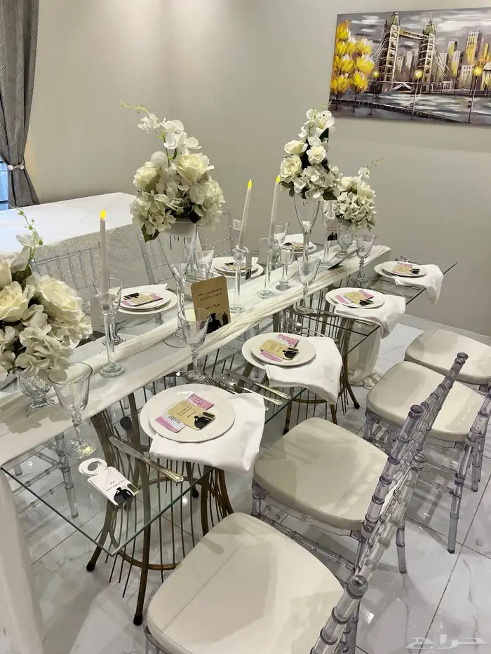 تاجير كراسي طاولات كنب كوش بوفيه جلسات خارجيه مكيفات 24