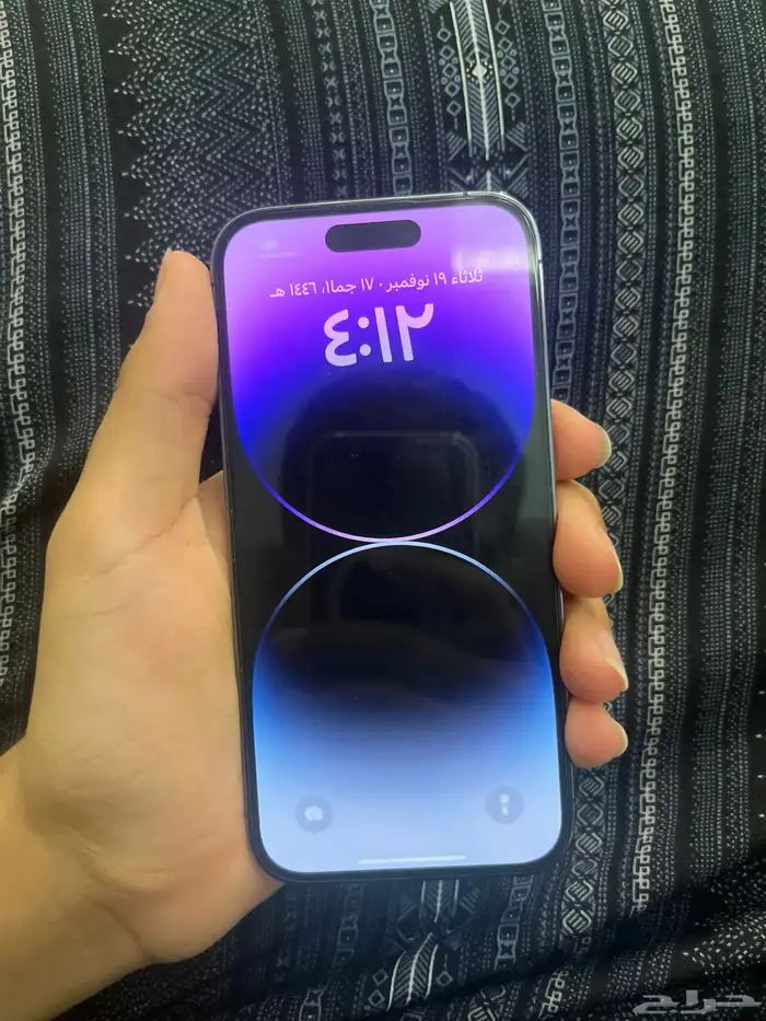 ايفون 14 برو ماكس بنفسجي 128 قيقا 84 بطاريه اخو الجديد 7