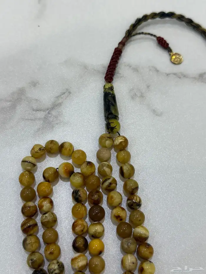 سبحة كهرمان حر شوائبي 2