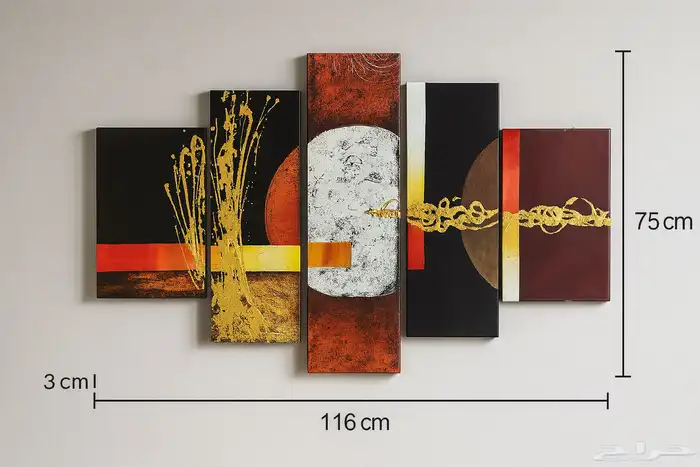 لوحات ثلاثية وا خماسية 6