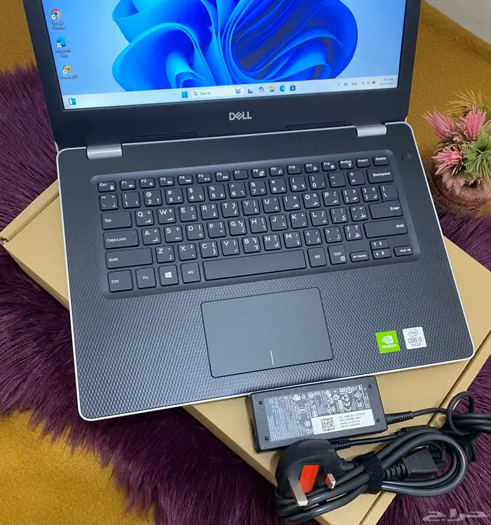 لابتوب ديل كور i5 شبه الجديد 18