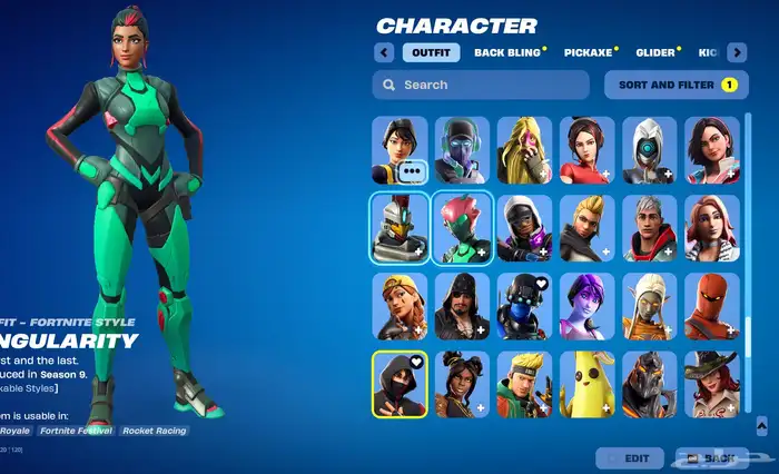 حساب فورت نايت اساسي 13