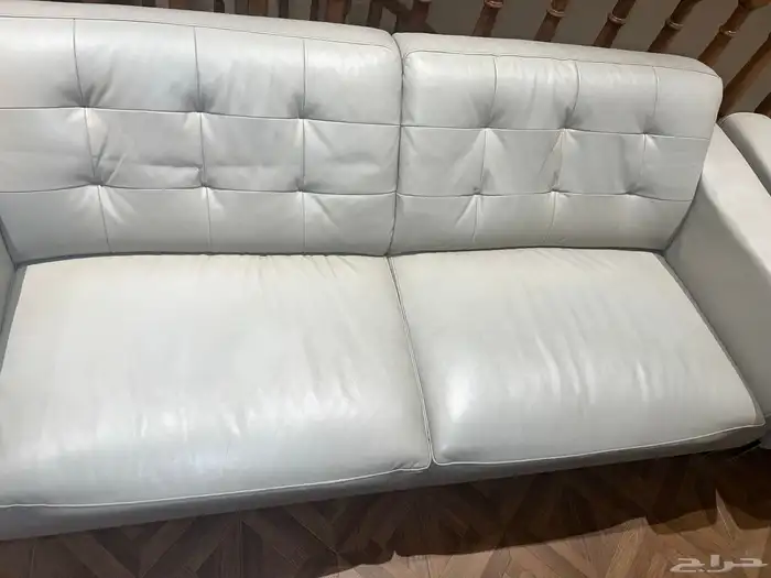 كنب جلد استعمال نظيف سعر رمزي 2