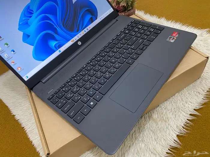 لابتوب hp شبه الجديد رايزان 5 10