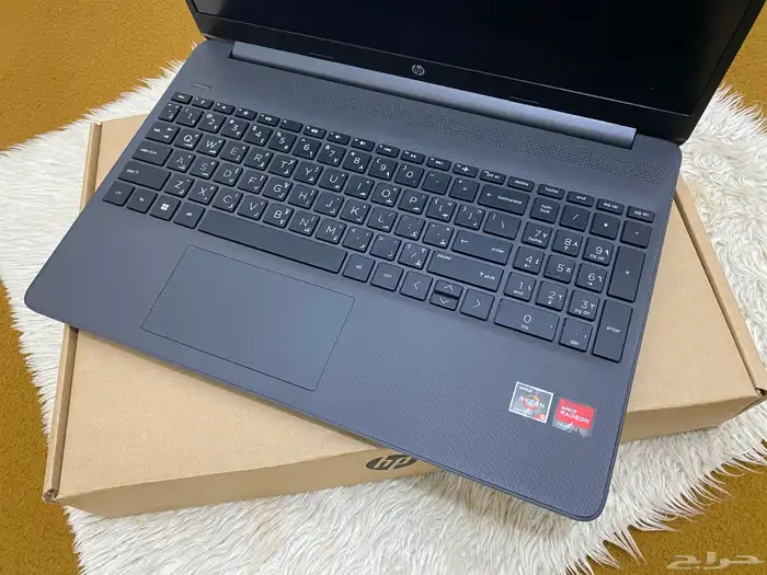 لابتوب hp شبه الجديد رايزان 5 7