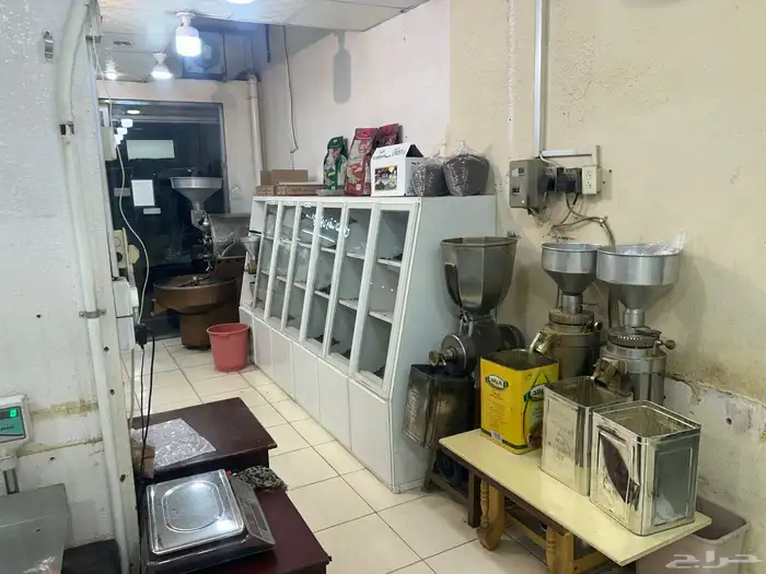 محل محامص قهوة للبيع مجهز كامل 1