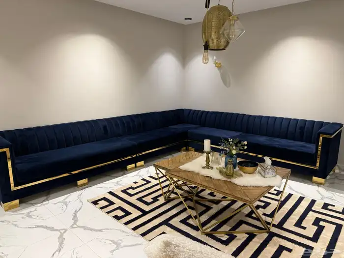 كنب متصل نظيف جدا لقلة الاستخدام 3