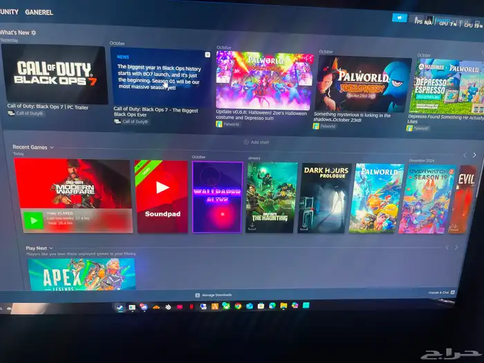 حساب مودرن 3 ستيم 0