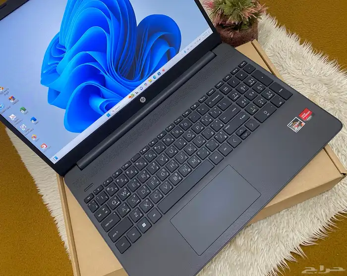 لابتوب hp شبه الجديد رايزان 5 9