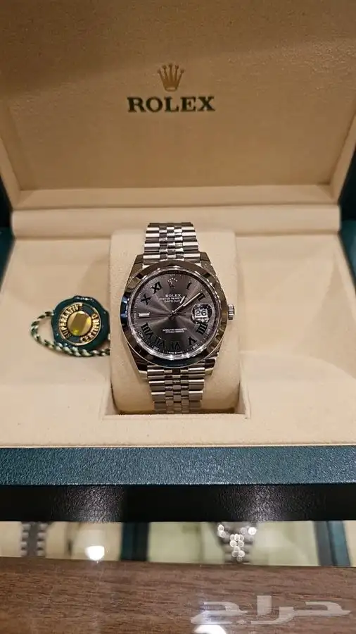 ساعة رولكس دي جست ون بيلدون اصلية 0