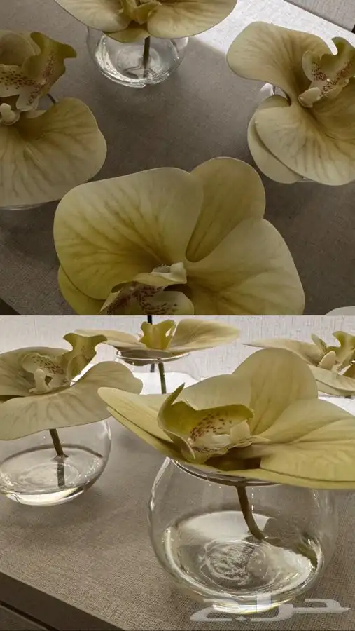 فازات ورد صناعي بماده الريزن 3