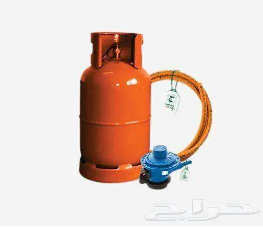 اسطوانة غاز بالمنظم والخرطوم 0