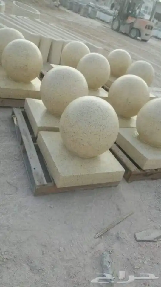 حجر نجرسي منتجات اسمنتيه قواعد اعمده اناره زينه حدائق 3