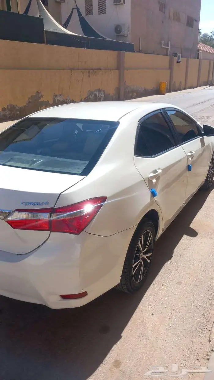 تايوتا كورولا موديل 2015 اللون لولوي 1