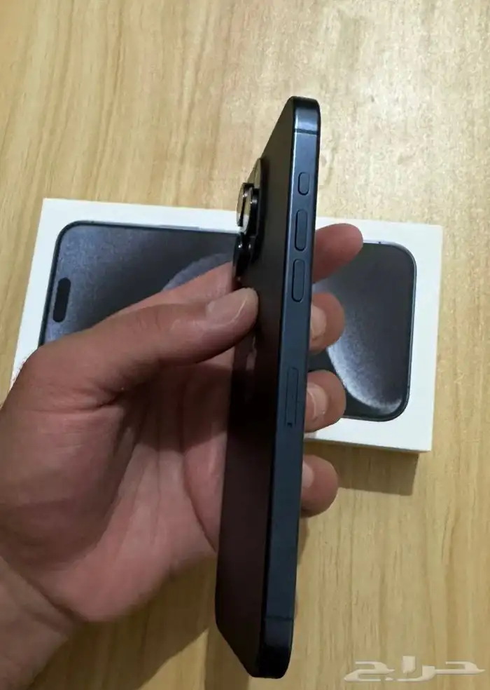 ايفون 15 بروماكس 256 جيجا اللون الازرق الغامق البطاريه 91 1