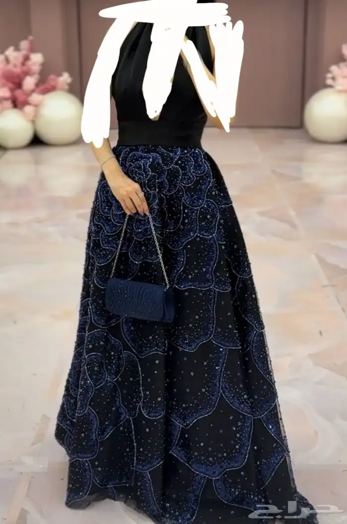 فستان مستعمل مره وحده للبيع 1