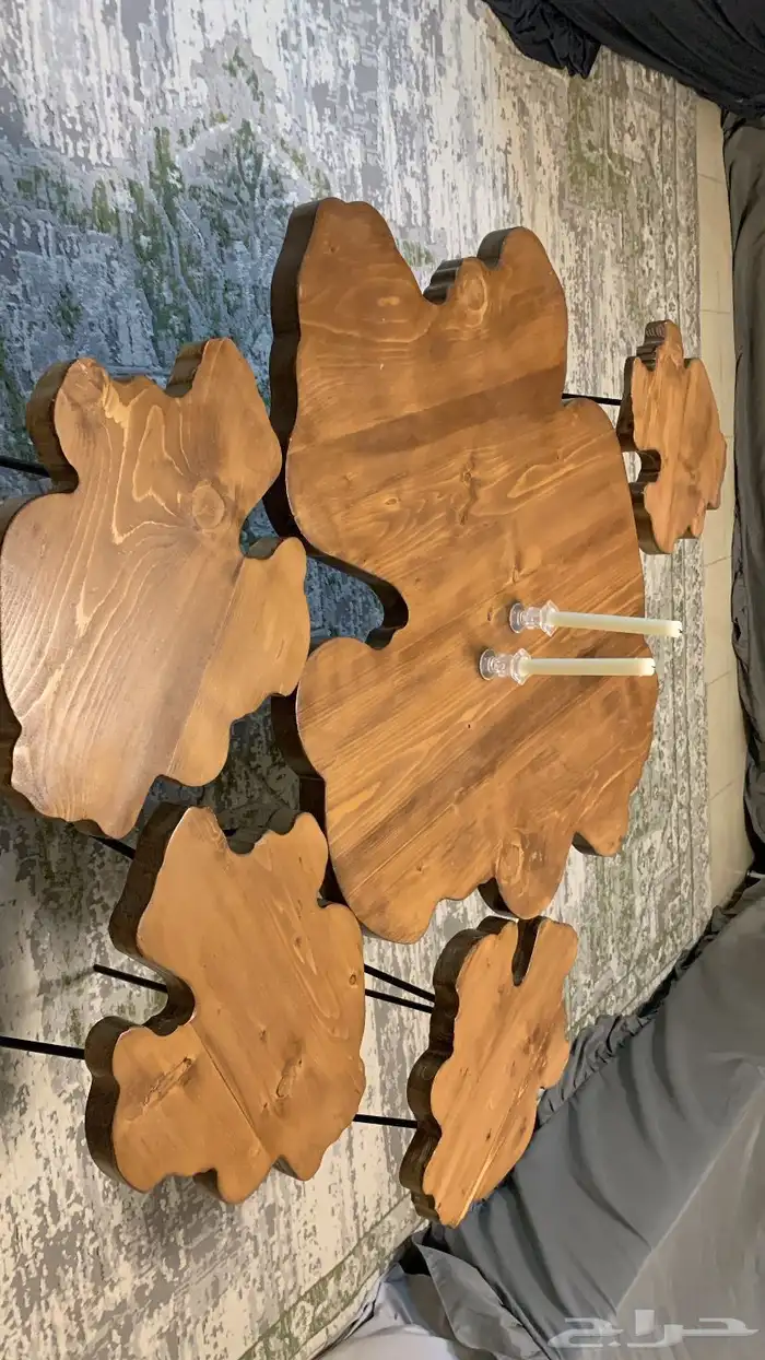 طاولات للبيع خشب طبيعي 0