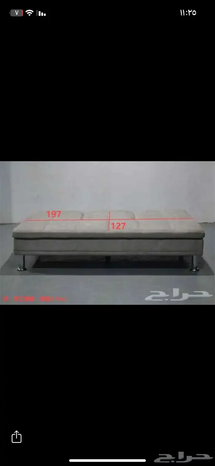 كنب من ايكيا قابل للطي وينفع سرير 4