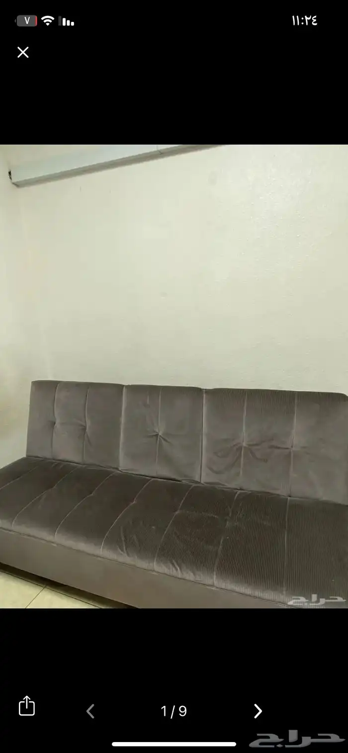 كنب من ايكيا قابل للطي وينفع سرير 0