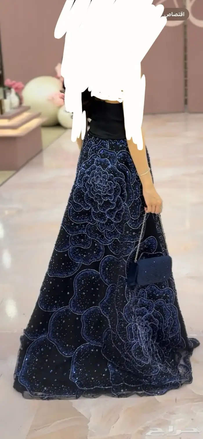 فستان مستعمل مره وحده للبيع 0