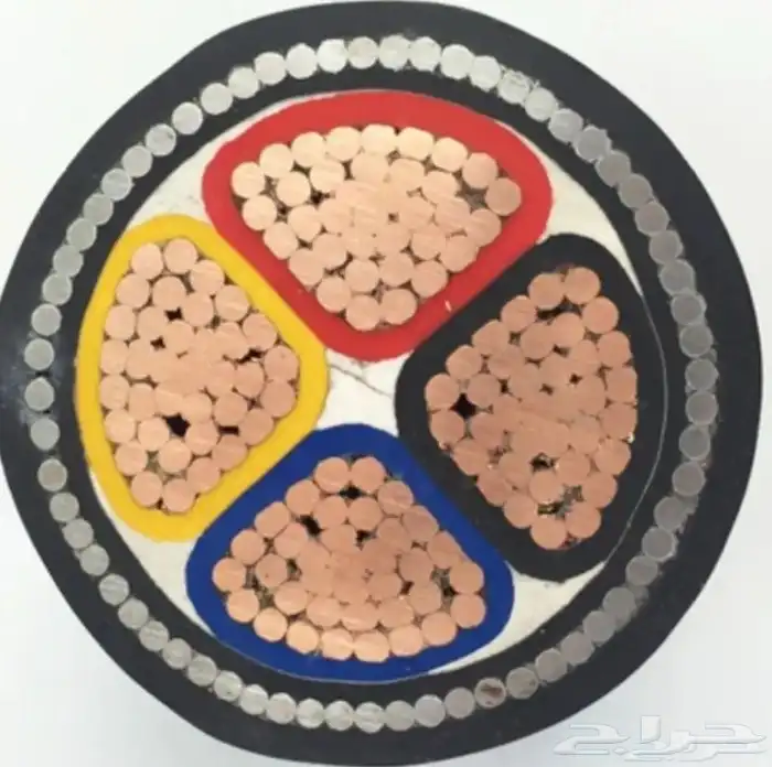 كيبل نحاس جديد مقاس 25 بطول 50 متر 1