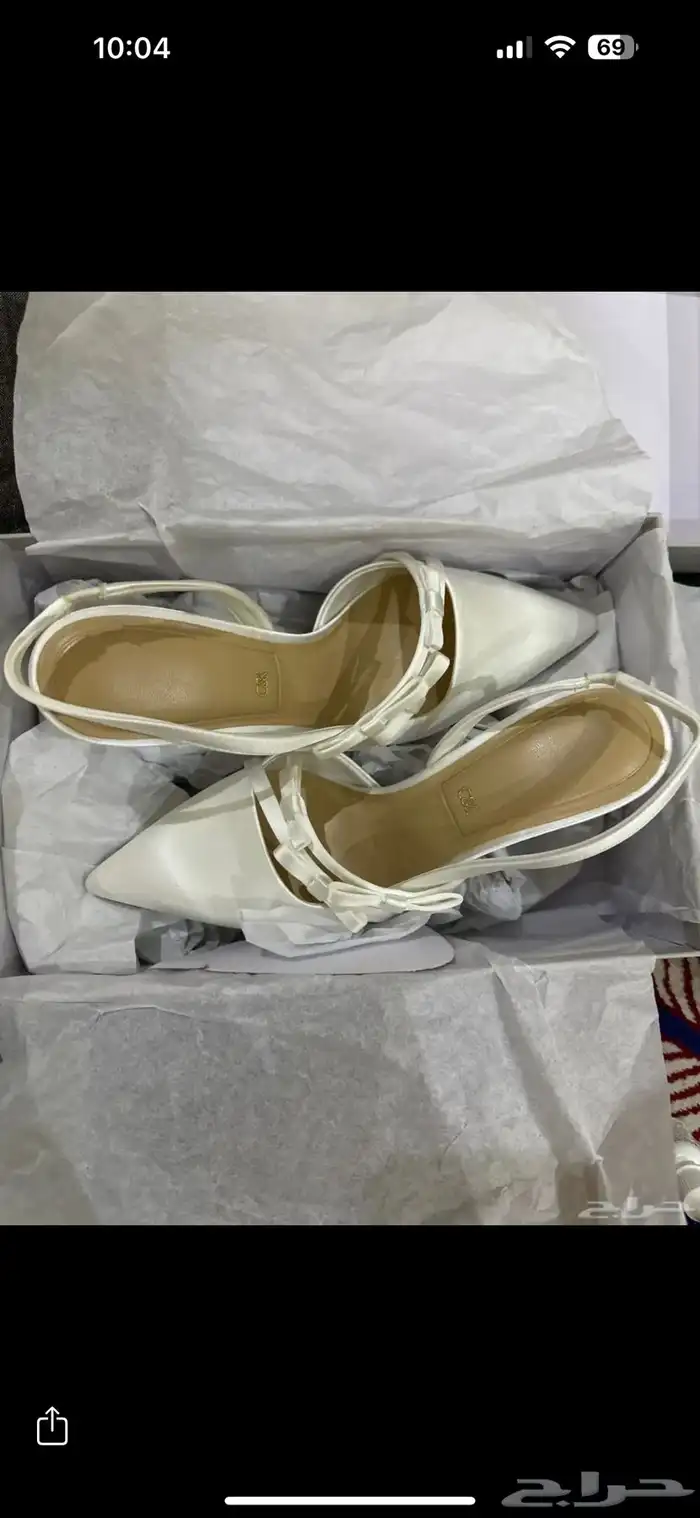 كعب من شارلز اندكيث جديد ولا لبسه مقاس 38 0