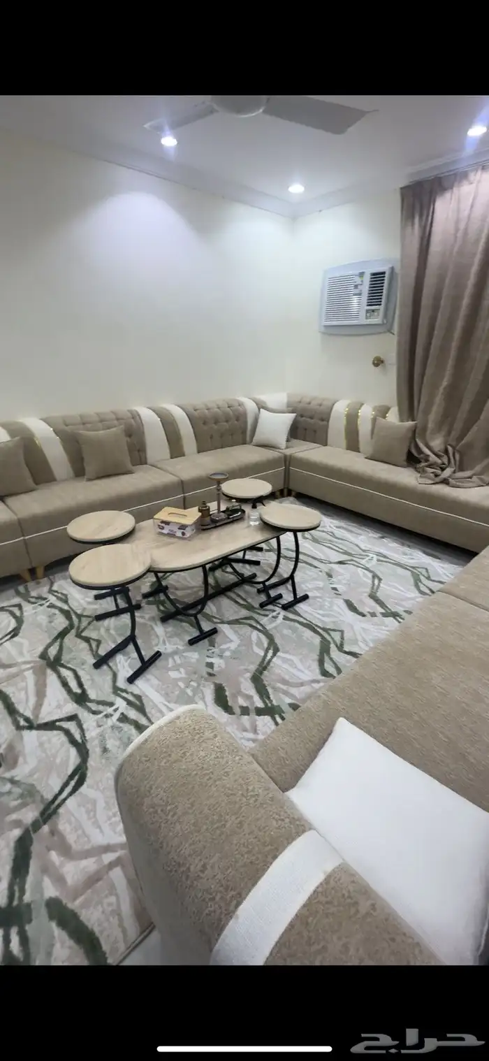 غرفه نوم كامله وغرفه جلوس 1