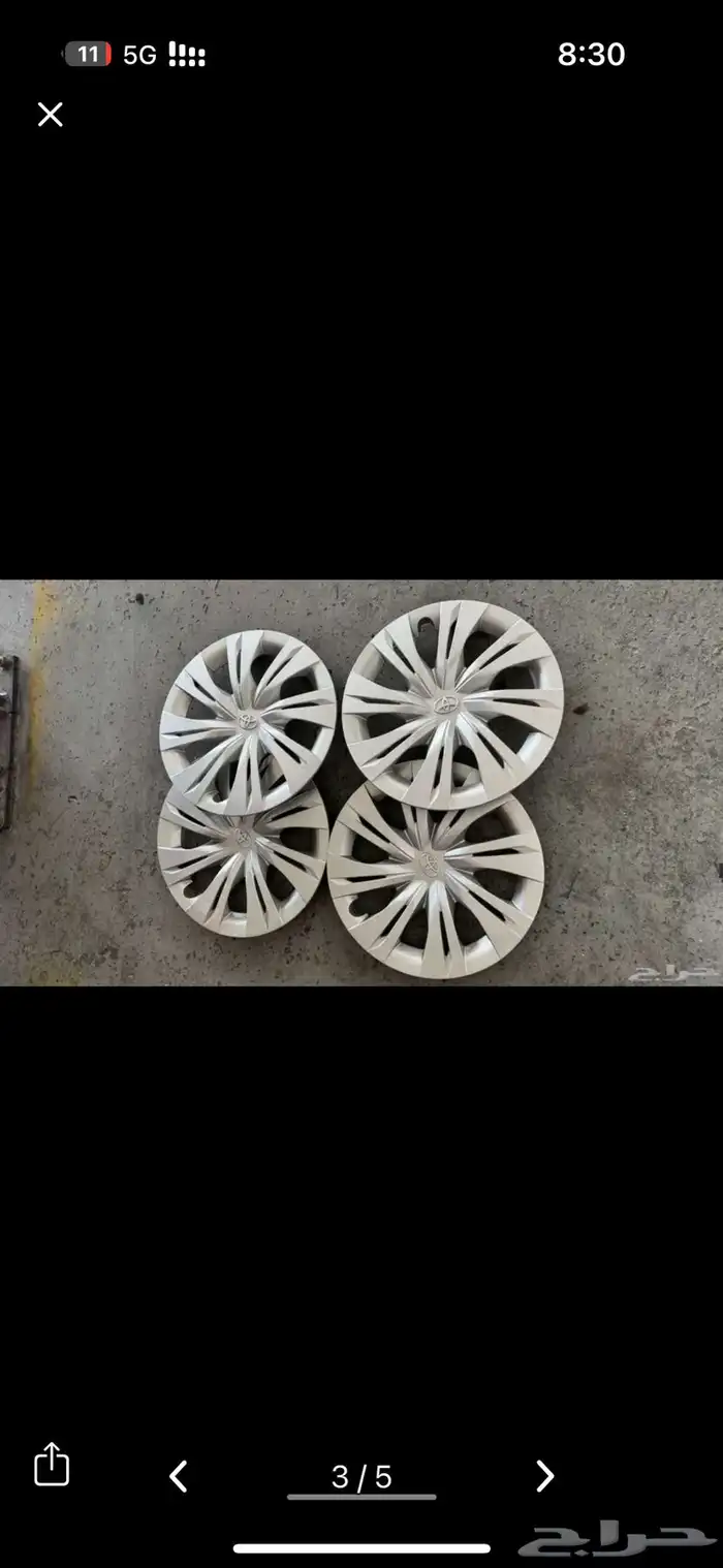 اربع جنوط مقاس 16 راكبه ع كامري 25 2