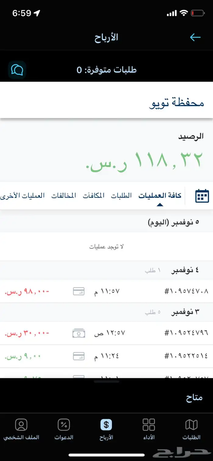 حساب تويو ToYou 0