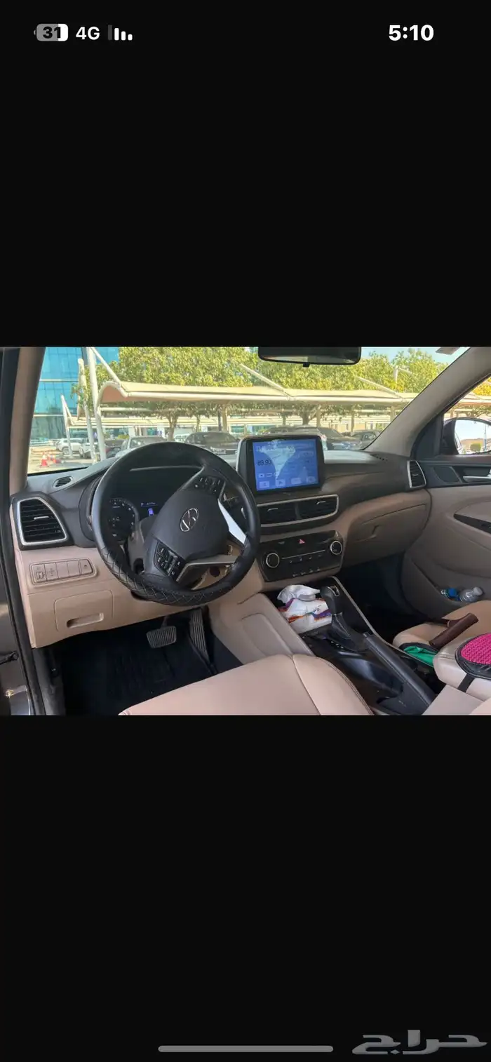 هونداي توسان 2021 ممشى قليل نظيفة جدا 8