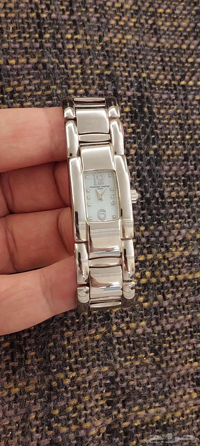 ساعة نوع فريدريك كونستانت نسائية مينا الماس سويسرية أصلية 1